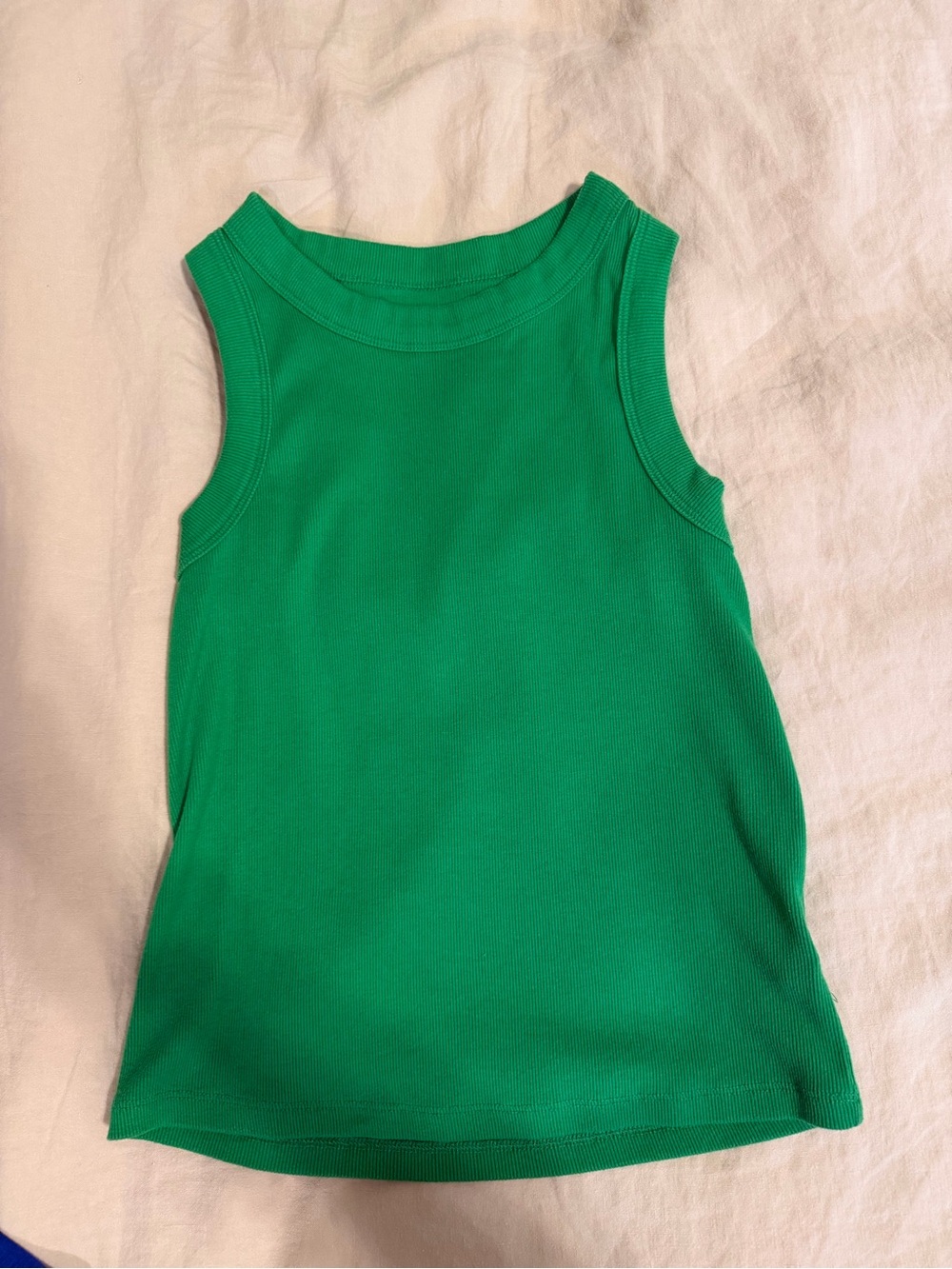 Old Navy Bright Green Ribbed Tank Top